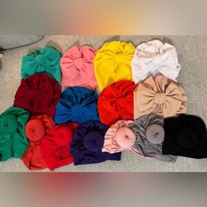 15 Colorful Kids Turban Set